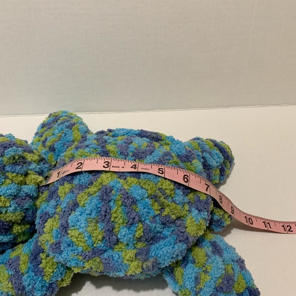 Sea Turtle Plush Stuffed Turtle Nursery Room Playroom Decor Handmade Crocheted - Picture 11 of 16